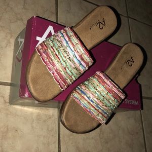 A2 by aerosols memory foam slide in shoes